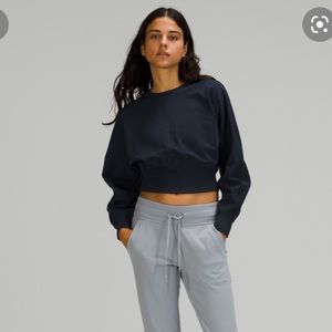 LA Ribbed Waist Long Sleeve Shirt